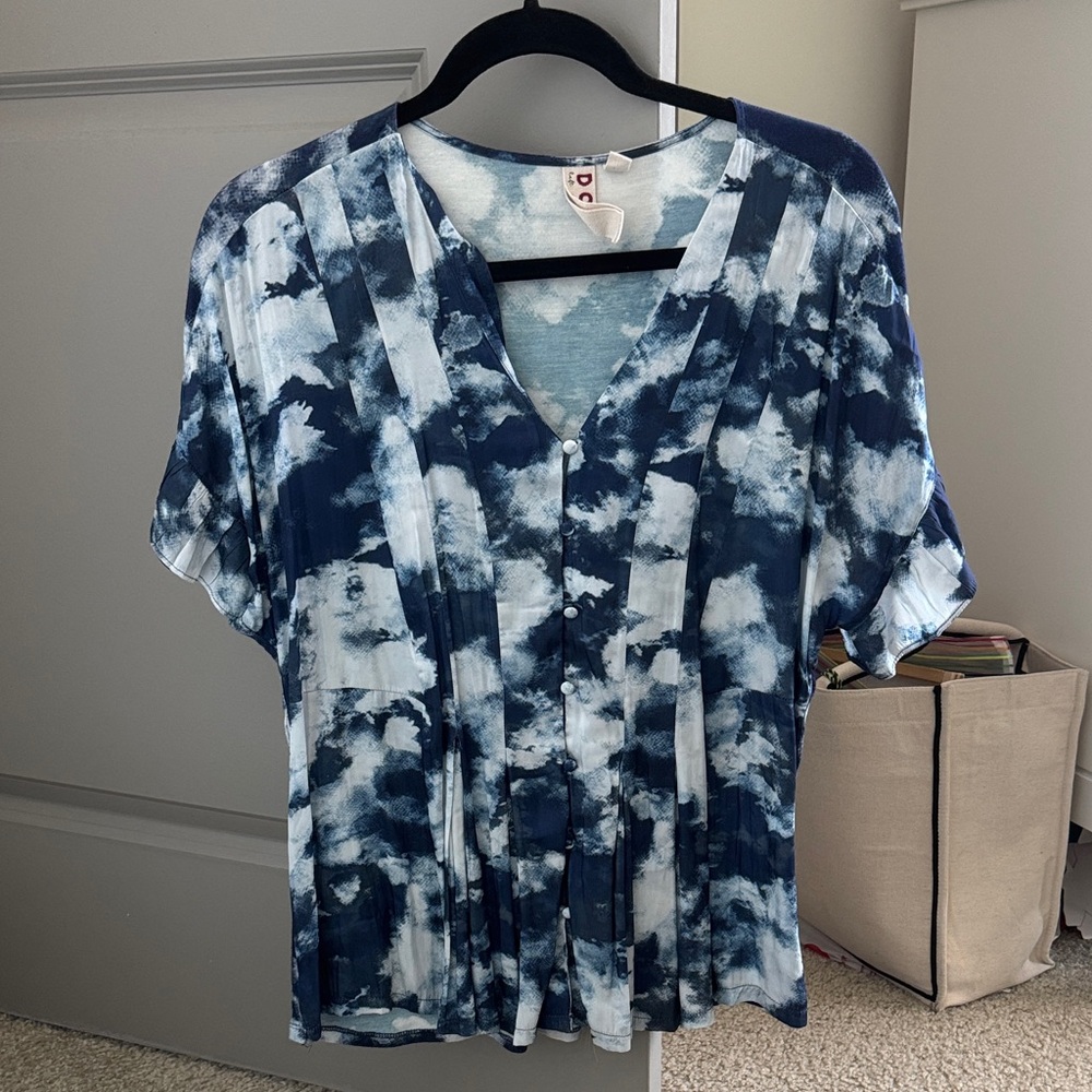 Anthropologie Dolan Button Blouse